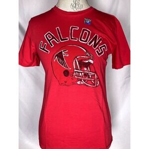 Atlanta Falcons NFL Women's Red Logo T-Shirt LARGE NWT